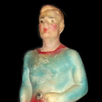 Superman carnival chalkware figure (1940s)